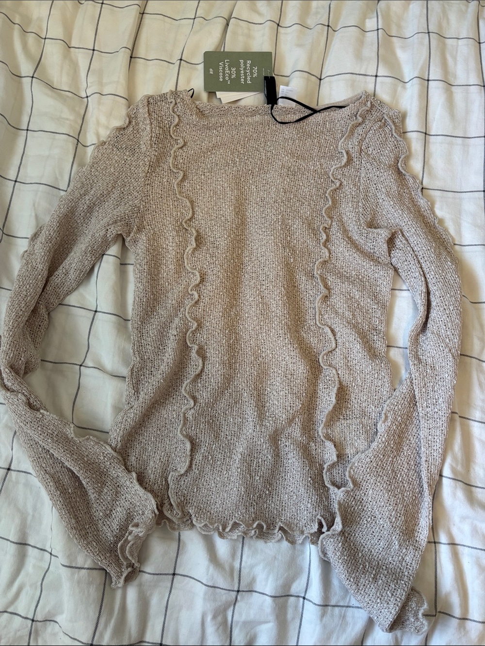 H and M divided sheer women’s long sleeve